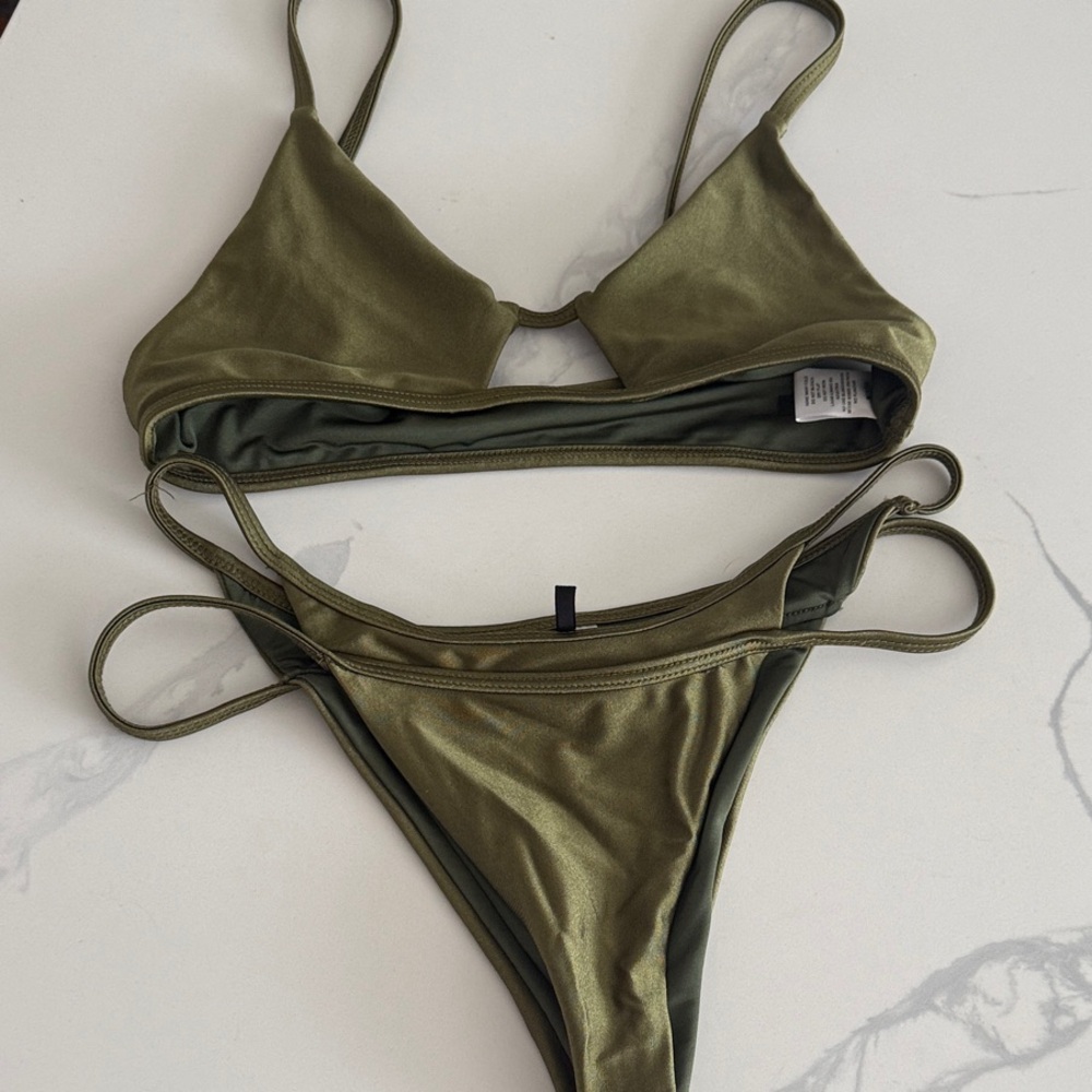 Olive Green Women's Bikini Set